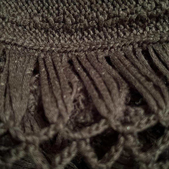 CACHE CROPPED OPEN KNIT SWEATER - Picture 6 of 8